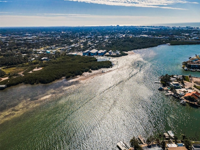 366 La Hacienda Dr, Indian Rocks Beach, FL 33785 - drone / aerial view with a water view