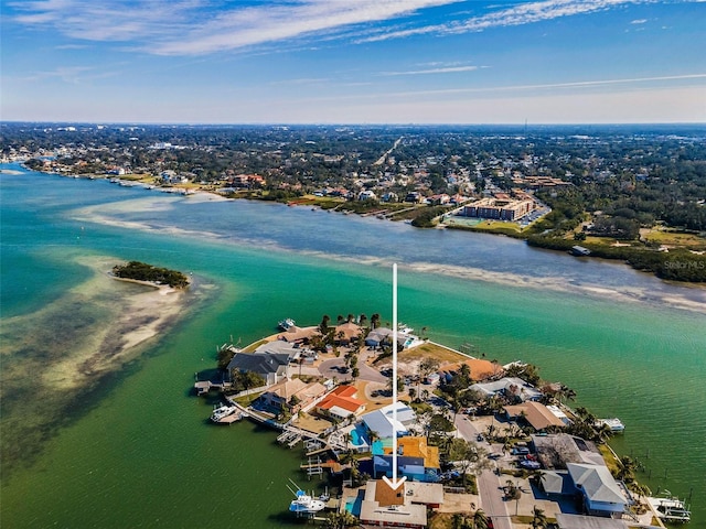 366 La Hacienda Dr, Indian Rocks Beach, FL 33785 - aerial view featuring a water view