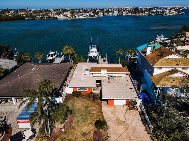 366 La Hacienda Dr, Indian Rocks Beach, FL 33785 - bird's eye view with a water view