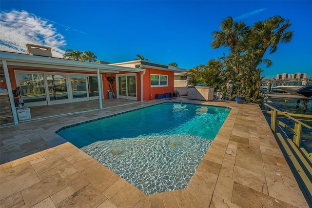 366 La Hacienda Dr, Indian Rocks Beach, FL 33785 - outdoor pool with a patio area