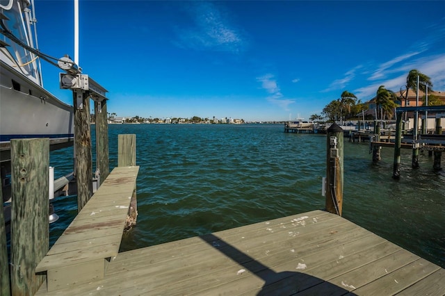 366 La Hacienda Dr, Indian Rocks Beach, FL 33785 - view of dock with a water view
