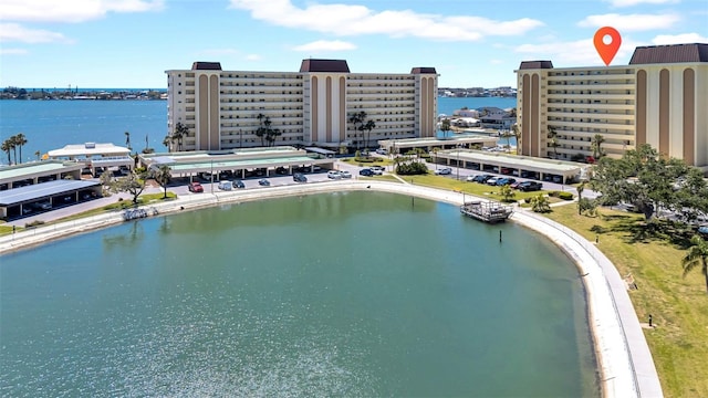 4725 Cove Cir Unit 302, Saint Petersburg, FL 33708 - bird's eye view of a nearby body of water