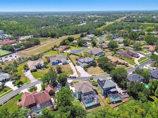 drone / aerial view featuring a residential view