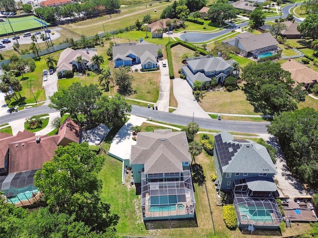 birds eye view of property featuring a residential view