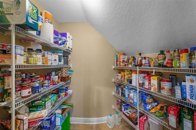 view of pantry
