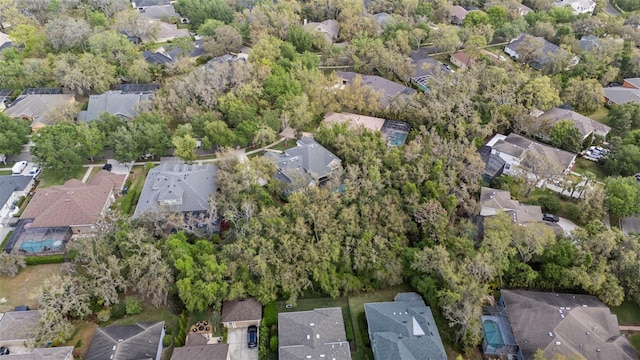 drone / aerial view featuring a residential view