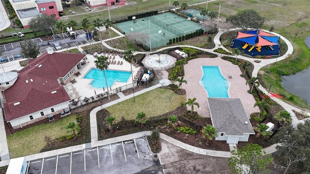 drone / aerial view