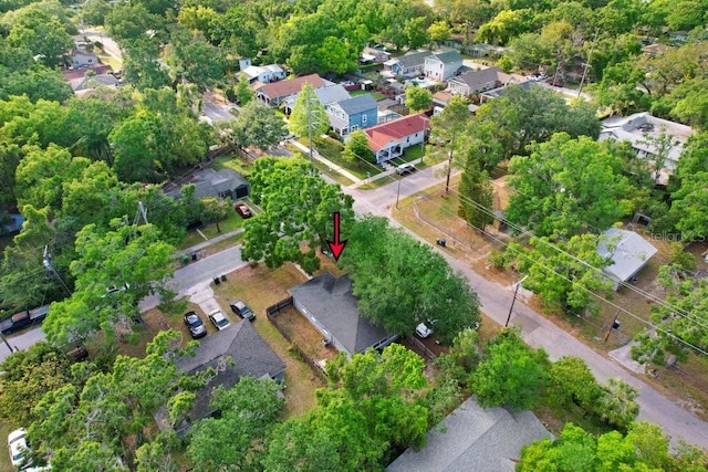 2001 E Idlewild Ave, Tampa, FL 33610 - birds eye view of property featuring a residential view