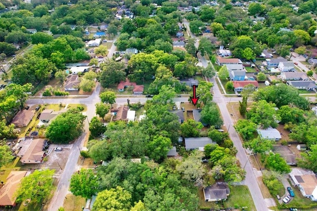 2001 E Idlewild Ave, Tampa, FL 33610 - birds eye view of property featuring a residential view