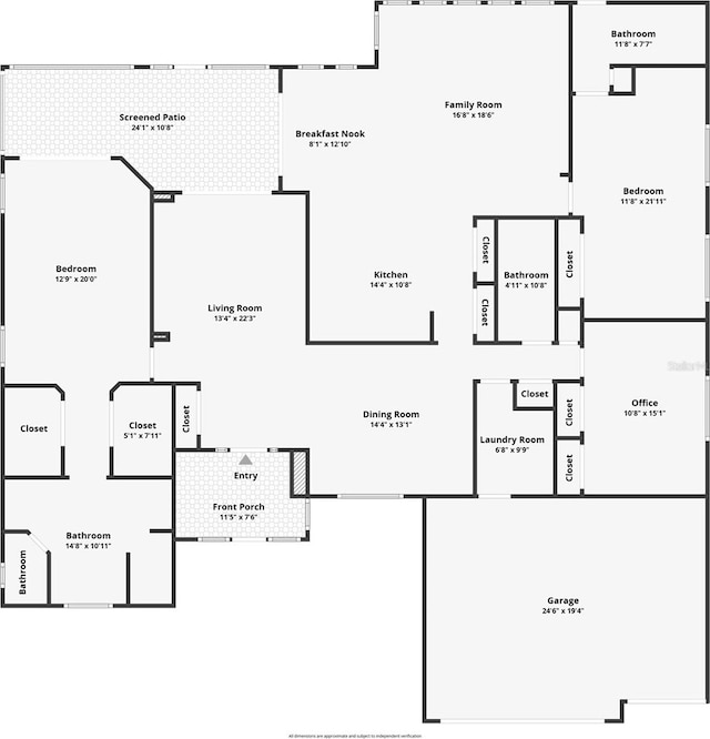 3625 Gaviota Dr, Ruskin, FL 33573 - view of layout