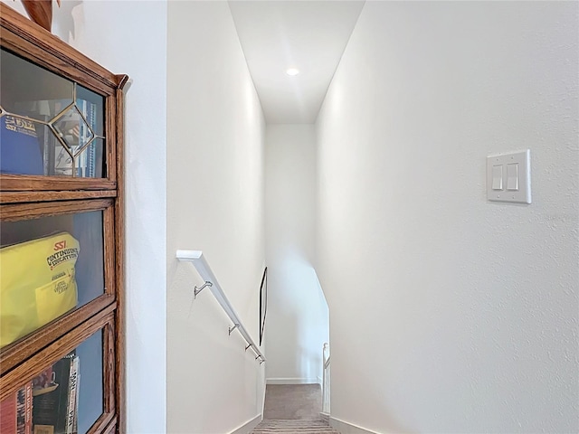 17228 Holly Well Ave, Wimauma, FL 33598 - staircase featuring baseboards