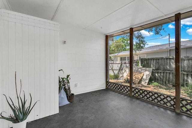 129 NW Lincoln Cir N, Saint Petersburg, FL 33702 - view of unfurnished sunroom