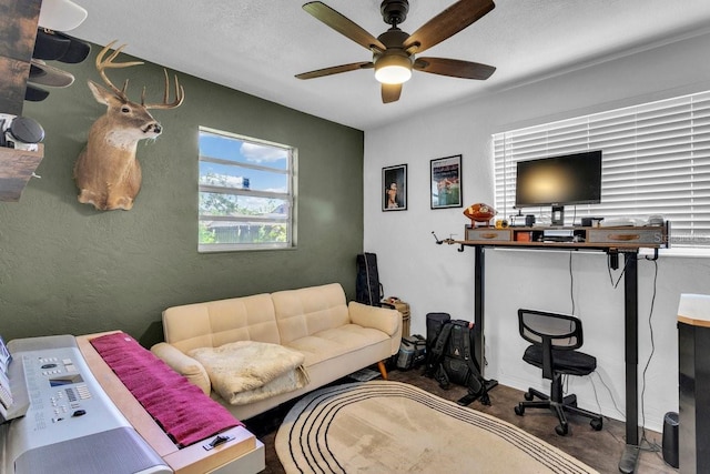 129 NW Lincoln Cir N, Saint Petersburg, FL 33702 - interior space featuring a ceiling fan