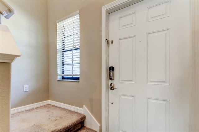 interior space with baseboards