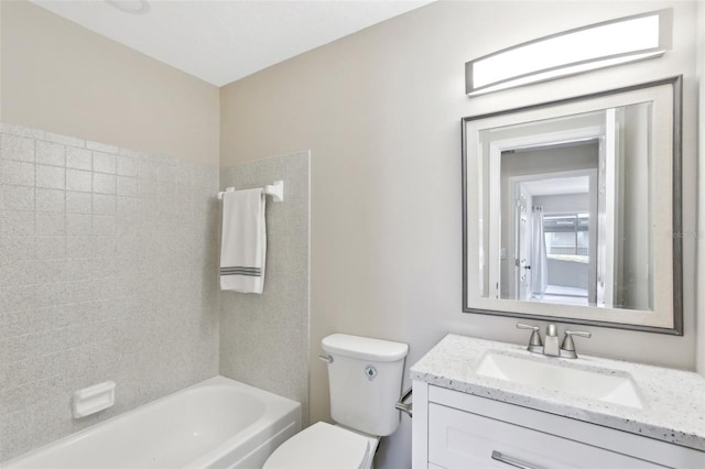 1203 16th Cir SE, Largo, FL 33771 - bathroom with toilet, vanity, and  shower combination