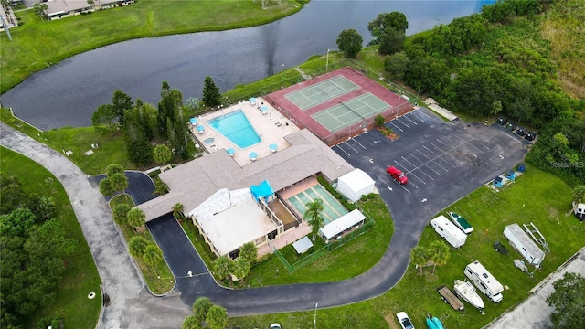 1203 16th Cir SE, Largo, FL 33771 - aerial view of a nearby body of water and a pool
