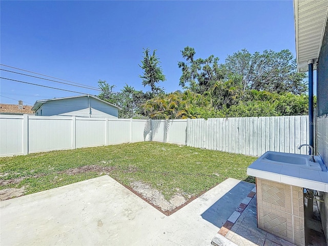 2711 W Cordelia St, Tampa, FL 33607 - view of yard with a patio and a fenced backyard