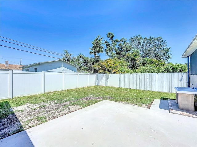2711 W Cordelia St, Tampa, FL 33607 - view of yard with a patio and a fenced backyard