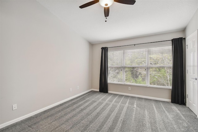 10407 Westpark Preserve Blvd, Tampa, FL 33625 - carpeted empty room with baseboards and ceiling fan