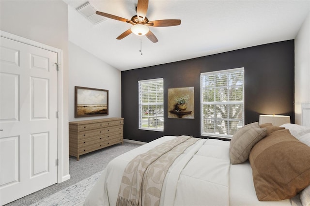 10407 Westpark Preserve Blvd, Tampa, FL 33625 - bedroom featuring light colored carpet, baseboards, and ceiling fan