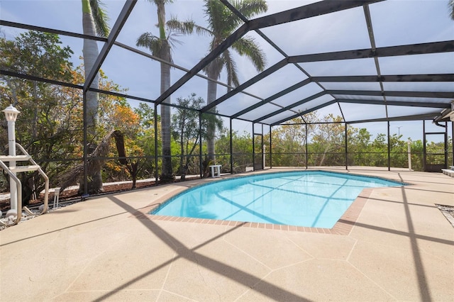 7906 Bayshore Dr, Seminole, FL 33776 - pool with a patio and a lanai