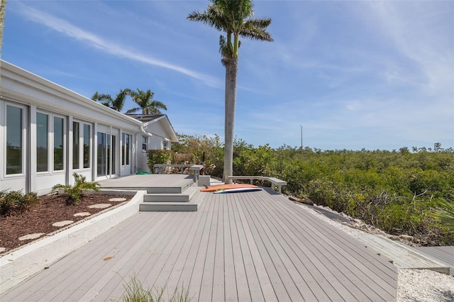 7906 Bayshore Dr, Seminole, FL 33776 - view of deck