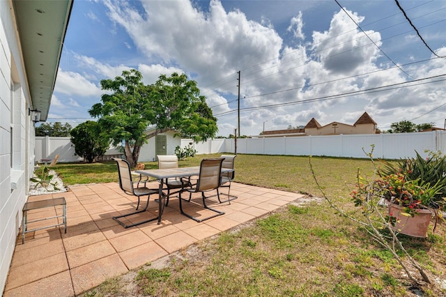 2605 Fulton St SW, Largo, FL 33774 - view of yard with a patio area