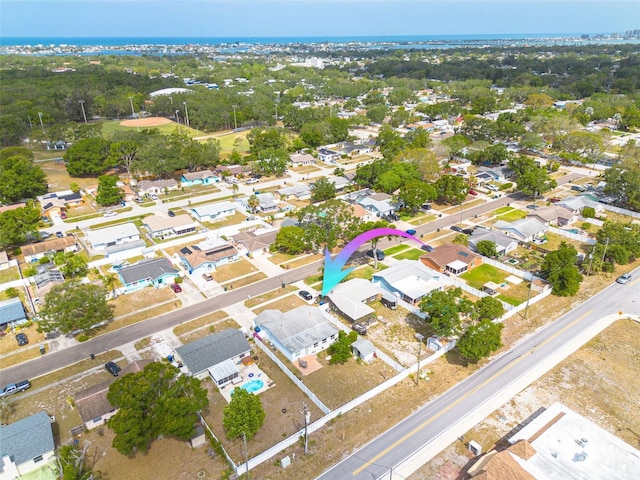 2605 Fulton St SW, Largo, FL 33774 - aerial perspective of suburban area