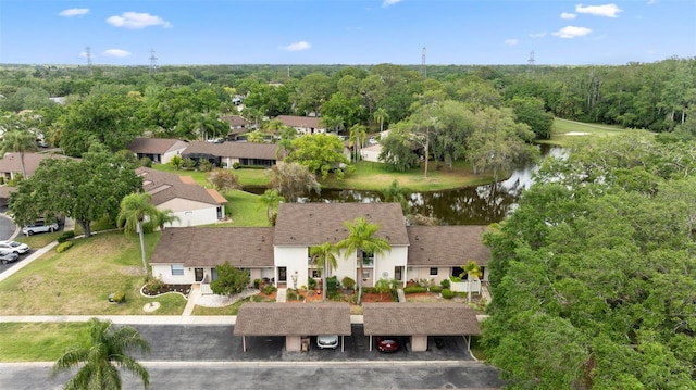 170 Ingrid Pl, Oldsmar, FL 34677 - drone / aerial view with a water view