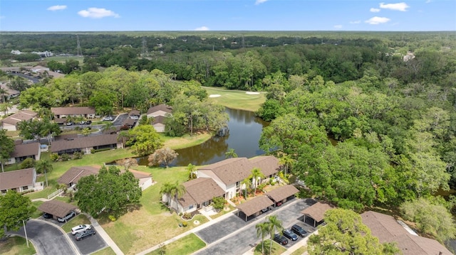 170 Ingrid Pl, Oldsmar, FL 34677 - bird's eye view featuring a residential view, a forest view, and a water view