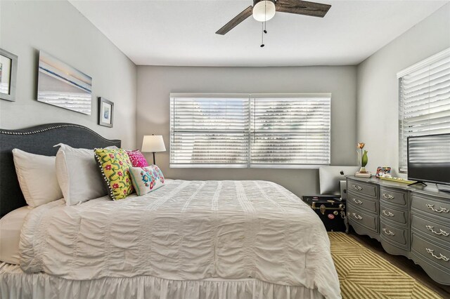 610 N Woodlynne Ave, Tampa, FL 33609 - bedroom with ceiling fan and multiple windows
