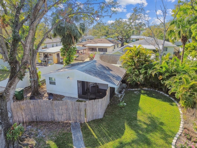 610 N Woodlynne Ave, Tampa, FL 33609 - bird's eye view featuring a residential view