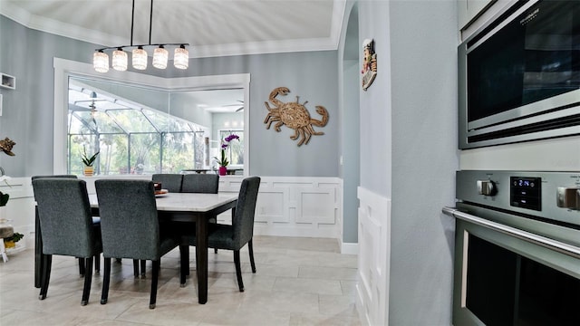 16612 5th Ave E, Bradenton, FL 34212 - dining space with crown molding