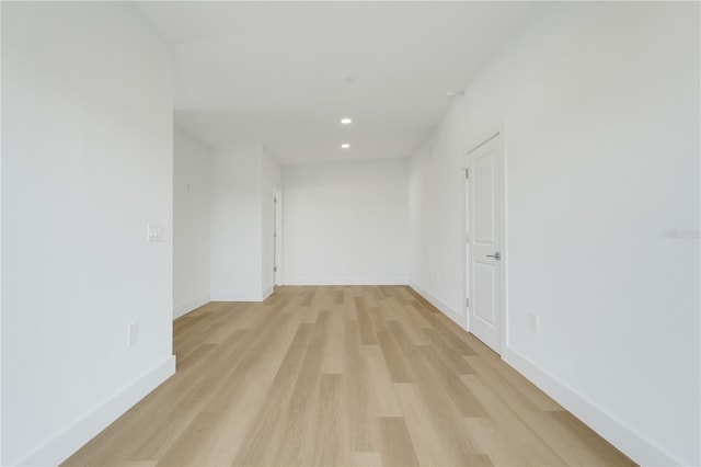 3496 Amberjack Dr, Hernando Beach, FL 34607 - unfurnished room featuring light wood finished floors, recessed lighting, and baseboards