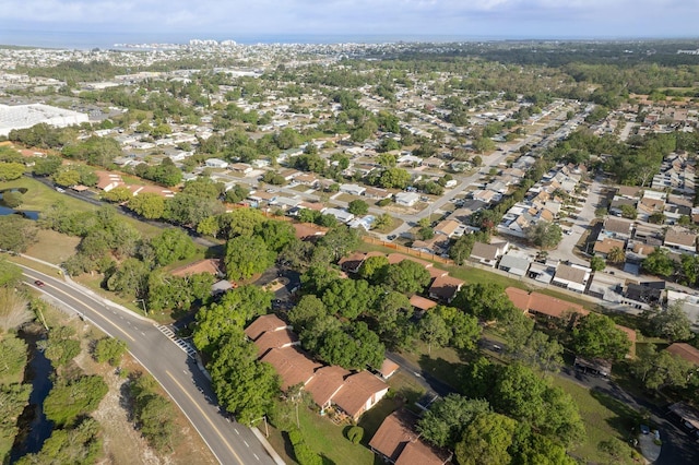 bird's eye view featuring a residential view