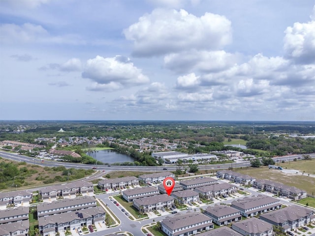 8299 Crescent Oaks Dr, New Port Richey, FL 34655 - drone / aerial view with a water view and a residential view