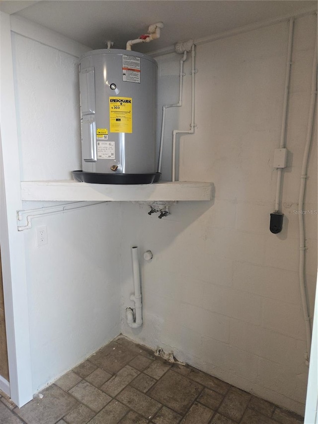 5130 Tilson Dr, New Port Richey, FL 34652 - interior space with water heater