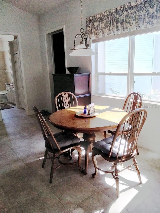 view of dining room