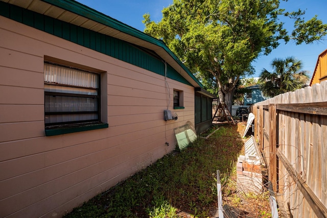 4126 Carson St NE, Saint Petersburg, FL 33703 - view of home's exterior featuring fence