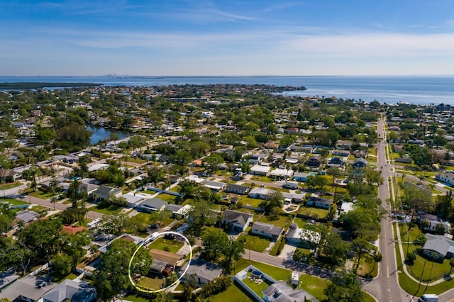 4126 Carson St NE, Saint Petersburg, FL 33703 - drone / aerial view featuring a residential view and a water view