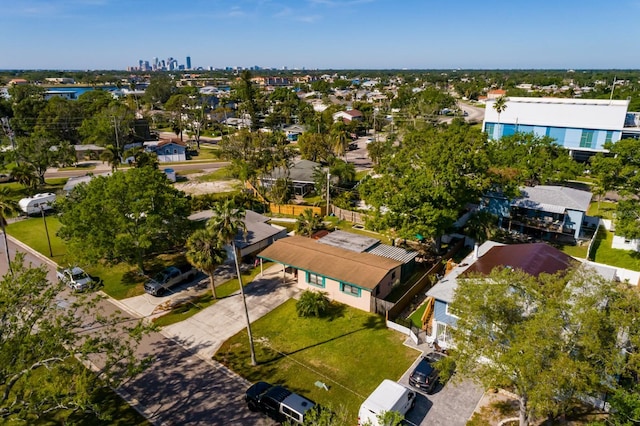 4126 Carson St NE, Saint Petersburg, FL 33703 - drone / aerial view featuring a residential view