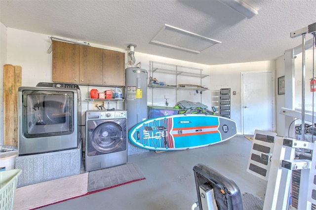 1666 Meadow Oak Ln, Tarpon Springs, FL 34689 - garage with washer and dryer and water heater