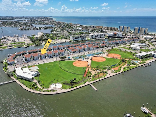 337 Rex Pl Unit E, Madeira Beach, FL 33708 - bird's eye view of a nearby body of water