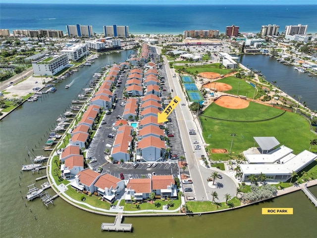 337 Rex Pl Unit E, Madeira Beach, FL 33708 - view of urban area featuring a large body of water