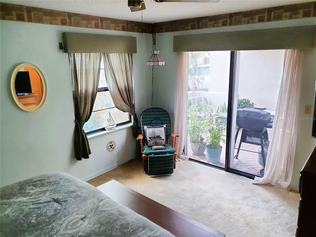 8810 41st St N, Pinellas Park, FL 33782 - carpeted bedroom featuring access to outside