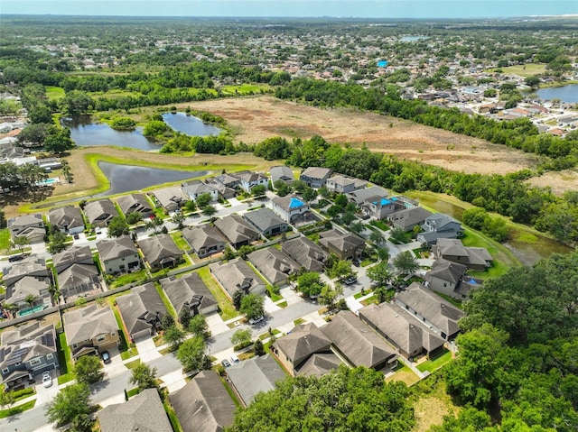 838 Vino Verde Cir, Brandon, FL 33511 - aerial view with a water view and a residential view