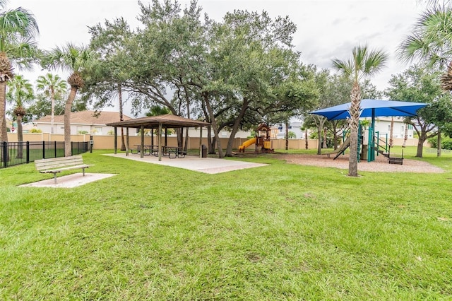 4804 Longwater Way, Tampa, FL 33615 - view of yard featuring a gazebo