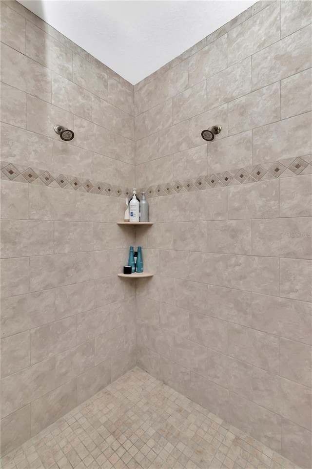 3408 W Bay Ave, Tampa, FL 33611 - bathroom featuring a tile shower