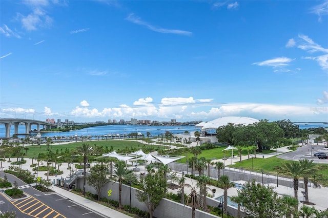331 Cleveland St Unit 320, Clearwater, FL 33755 - property view of water featuring a view of city