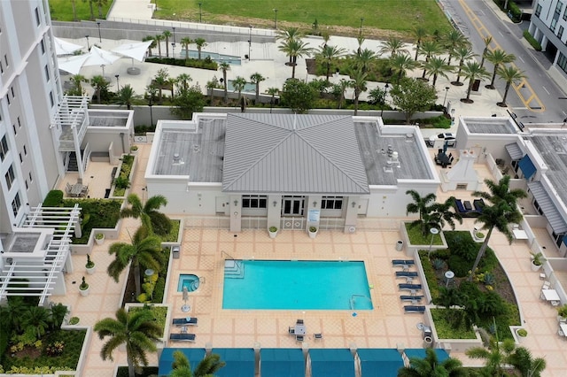 331 Cleveland St Unit 320, Clearwater, FL 33755 - aerial view